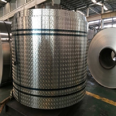 Mill Finish Alloy 3003 Embossed Diamond Sheet Anodized Aluminum Chequered Plate Coil