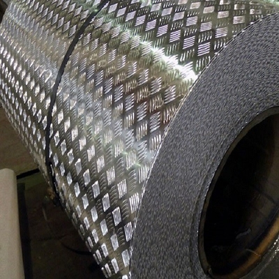 5052 Bright Finish Aluminum Diamond Plate / 3003 Aluminum Checker Plate Coils for Standards