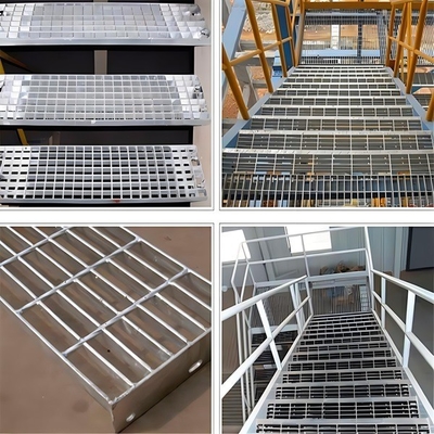 TP077 Prefabricated Aluminum Stair Treads and Risers with Weather-resistant Coating