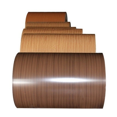 Wall Cladding Materials PE PVDF Painted Aluminum Sheet Coil with Wood Grain Thickness