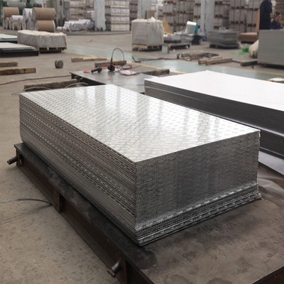 Mill Finish Alloy 3003 Embossed Diamond Sheet Anodized Aluminum Chequered Plate Coil