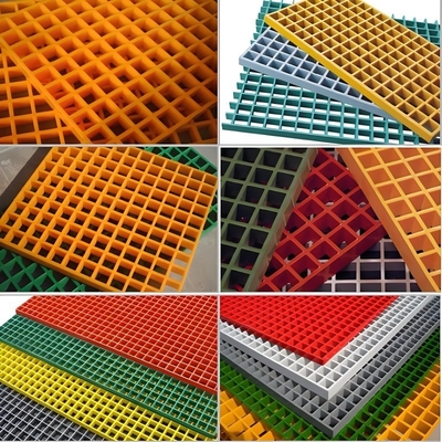 Polyester FRP TP077 Trench Cover Plate 38*38*38 Fiberglass Reinforced Plastic Grating
