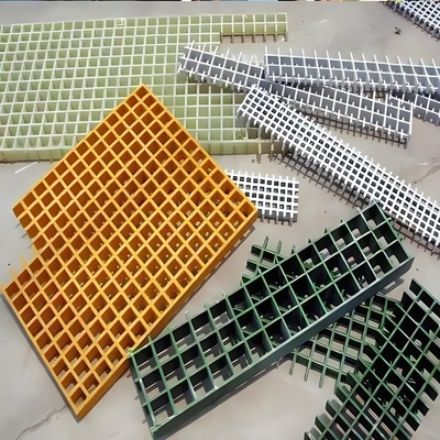 Polyester FRP TP077 Trench Cover Plate 38*38*38 Fiberglass Reinforced Plastic Grating