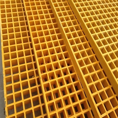 Light Weight High Strength FRP Grid Fiberglass Grating Customizable and Long-Lasting