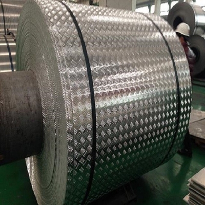5 Series Alloy 5052 5754 3mm Embossed Tread Checkered Aluminum Diamond Plate One Bar