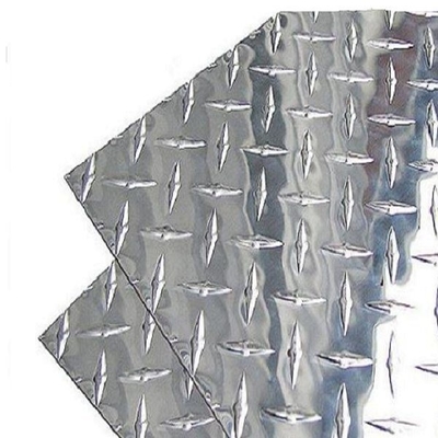 30mm 2300mm Width Embossed 5052 Bright Diamond Aluminum Plate Sheet 3003 Polished Aluminum Chequered Sheet