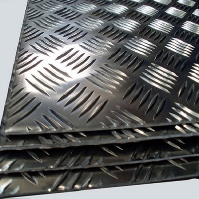 No-Skid Chequered Plates Stair Treads, Elevator Floor, Truck Beds and Rails Aluminum Plate Sheet