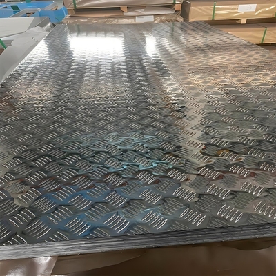 TP097 Diamond Pattern ASTM-B209 1/4 5052 3003 6061 Aluminum Tread Plate Length 1000mm -10000mm