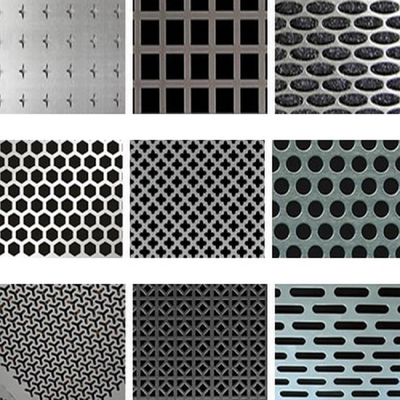 High Quality 1060 1050 3105 Exterior Aluminum Perforated Wall Plate SS304 Stainless Sheet for Building Decoration