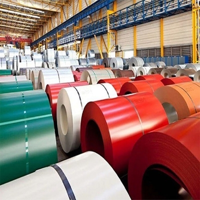 1250mm Width Dx51d Cold Rolled Base Galvanized Prepainted Color Coated Steel Coil PPGI