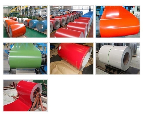 1250mm Width Dx51d Cold Rolled Base Galvanized Prepainted Color Coated Steel Coil PPGI