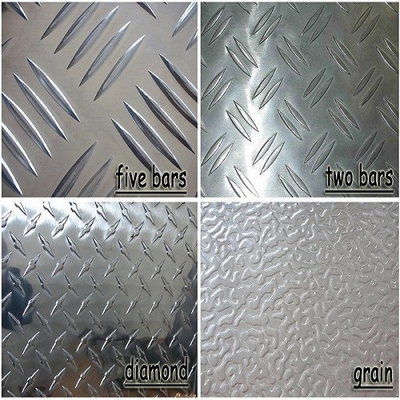 5052 Bright Finish Aluminum Diamond Plate / 3003 Aluminum Checker Plate Coils for Standards
