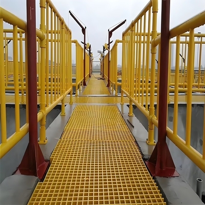 TP099 Resin Reinforced FRP Grating Pultruded Fiberglass Grating for Harsh Environments