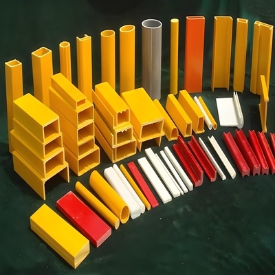 GFRP Pultruded Fiberglass Structural Profiles with Resin Reinforcement
