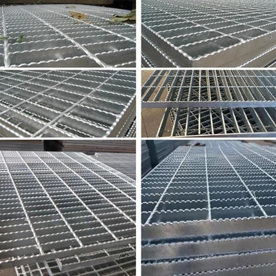 Serrated Hot DIP Galvanized Press Locked Welded Mild Steel Grating for Steel Structure Platform