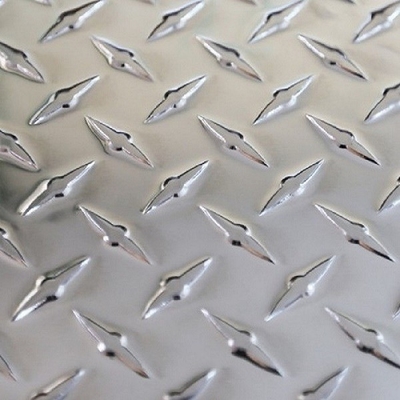 Customized Embossed Aluminum Alloy Sheet Brite Finish Checkered Plate 3003 3105 5052
