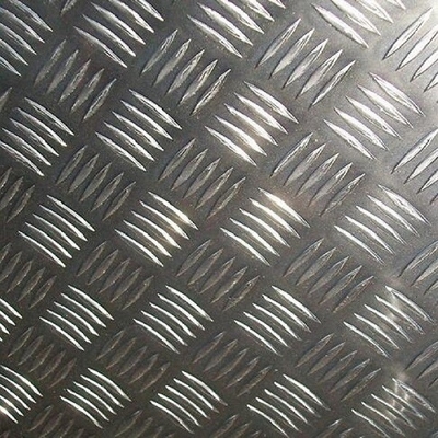 Customized Embossed Aluminum Alloy Sheet Brite Finish Checkered Plate 3003 3105 5052