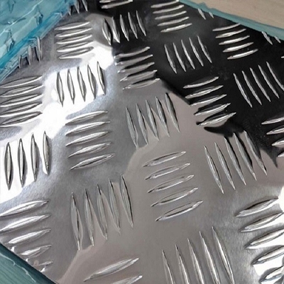 Customized Embossed Aluminum Alloy Sheet Brite Finish Checkered Plate 3003 3105 5052