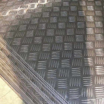 DC Cold Rolling or Cc Hot Rolling Aluminum Trailer Plate Diamond Checkered Tread Sheet