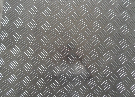 DC Cold Rolling or Cc Hot Rolling Aluminum Trailer Plate Diamond Checkered Tread Sheet