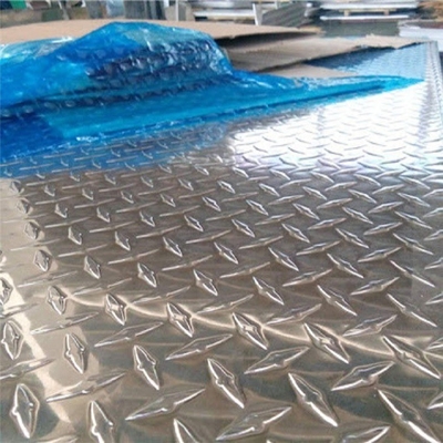 Thickness 0.2-300mm Embossed Five Bar 5754 Aluminum Diamond Tread Plate Sheet 5052 3003 2024 Aluminum Coil