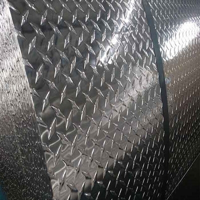 6061 Embossed Aluminium Diamond Five Bar Aluminum Brite Tread Anti-Slippy Floor Plate 3003 5052 5754 Transportation Sheet