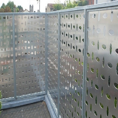 Fish Scale Hole Shape Slotted Perforated Aluminum Metal Sheet for Building Decoration