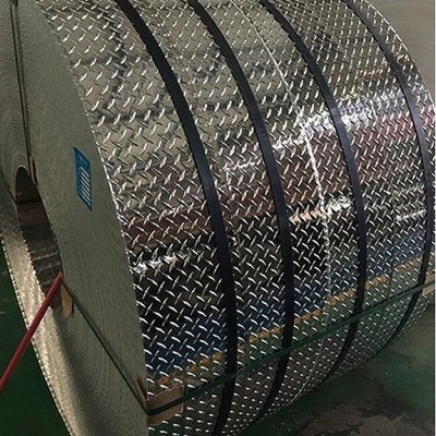 5 Bars Diamond Pattern Aluminum Tread Plate 1050 1060 Embossed Aluminum Plate H22 H24 3003