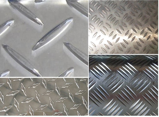 Diamond Plate Aluminum Sheets 4X8, Customized 1050 Aluminum Plate for Floor