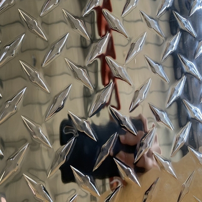 Diamond Plate Aluminum Sheets 4X8, Customized 1050 Aluminum Plate for Floor