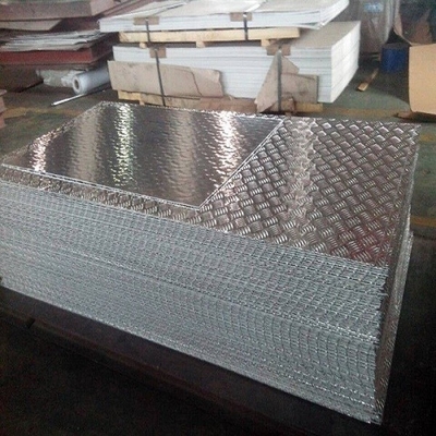 3003 Aluminum Sheet 5052 Aluminum Checkered Plate Diamond 5754 Brite Tread Plates 5 Bars Checker Plate