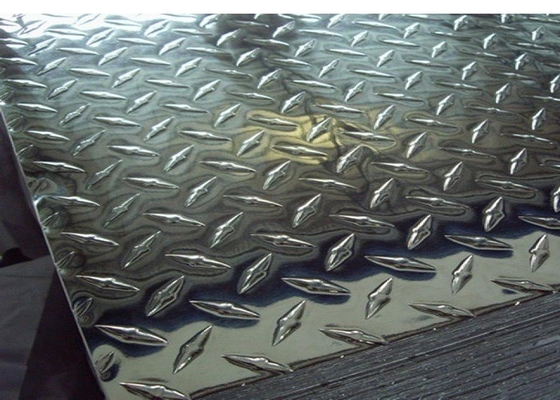 3003 5052 Embossed 5 Bar Diamond Checkered Aluminum Sheet Plate Alloy 1060 6061 Sheet Coil