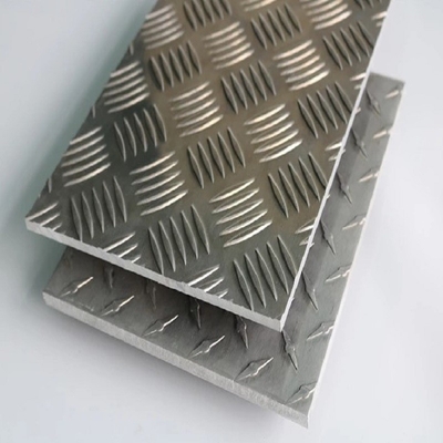 Non-Slip Bus Floor Plate 1060 5052 3003 1050 Diamond Aluminum Sheet for Stair Steps