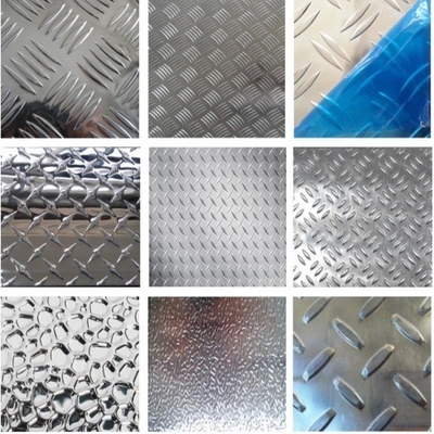 Skid-Proof Aluminum Checkered Plate (1050, 1060, 3003, 5052) Five Bar Aluminium Sheet Coil