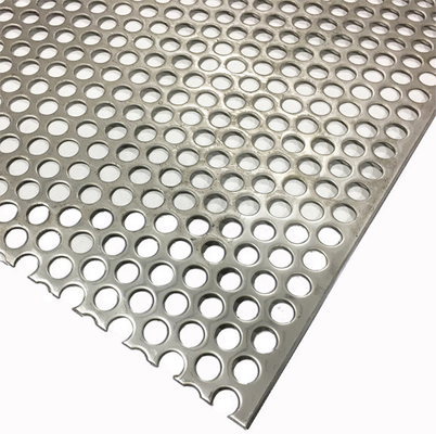 1100 1050 1060 3003 5052 Color Coated Aluminium Perforated Metal Screen Sheet Plate