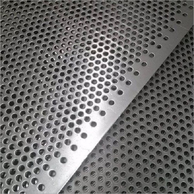 1100 1050 1060 3003 5052 Color Coated Aluminium Perforated Metal Screen Sheet Plate