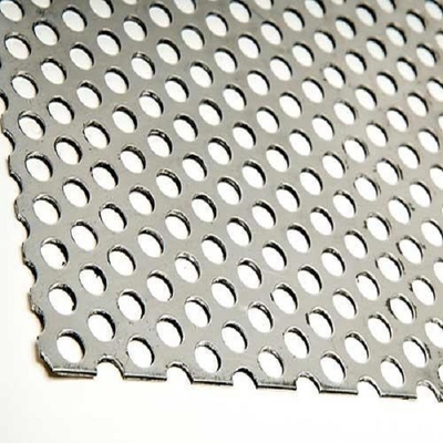 1100 1050 1060 3003 5052 Color Coated Aluminium Perforated Metal Screen Sheet Plate