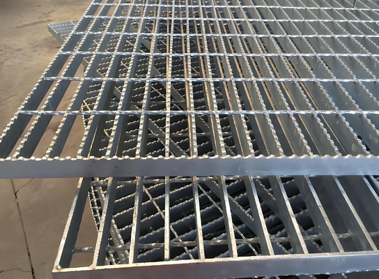 TP077 Prefabricated Aluminum Stair Treads and Risers with Weather-resistant Coating