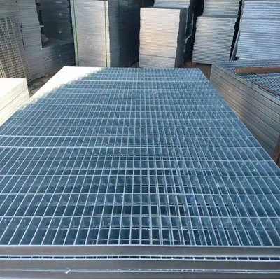 Grating Galvanized 3X24 FT Hot DIP Galvanized 38X5mm Bar Grating for Catwalk Anti-Slip Aluminum Rooftop Walkway Safety Grating
